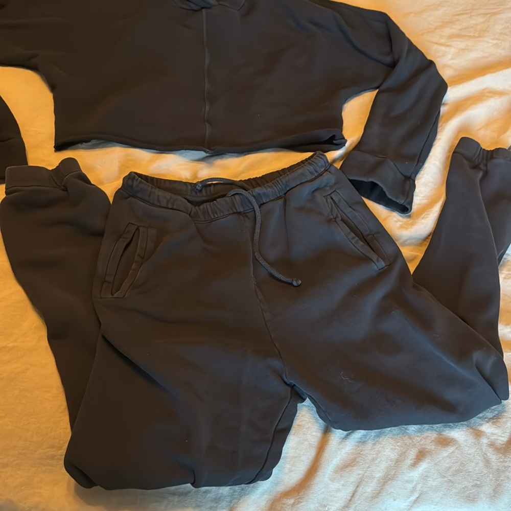 Joah Brown Black Hoodie and Pants Set S/M - Picture 2 of 7